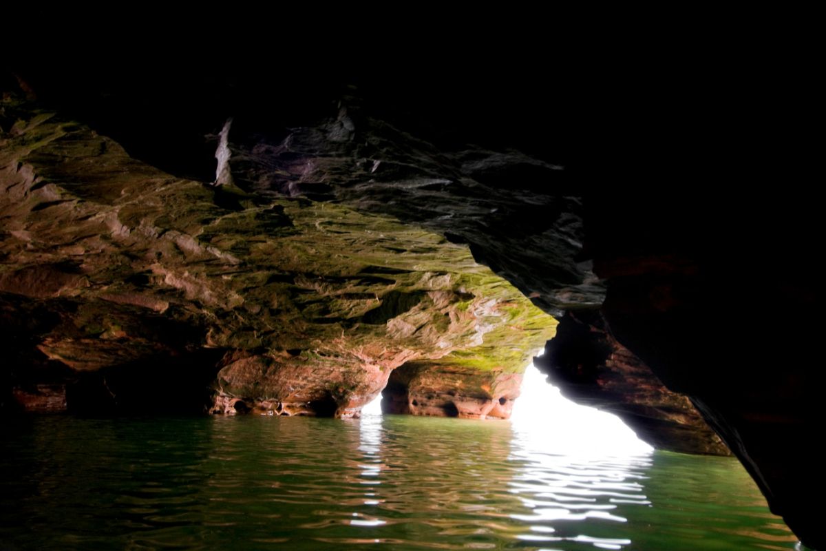 15. Apostle Islands Sea Cave, Wisconsin